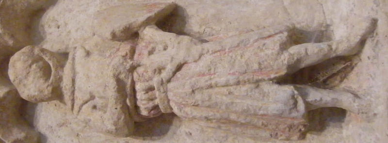 Sparsholt - Holy Rood Agnes Achard 1356 weeper